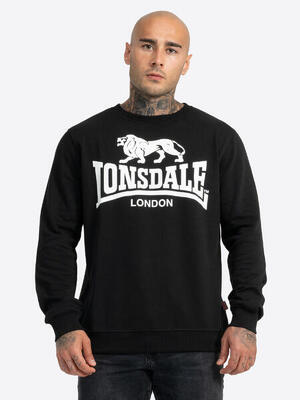 Lonsdale heren sweatshirt ronde hals slim fit go sport