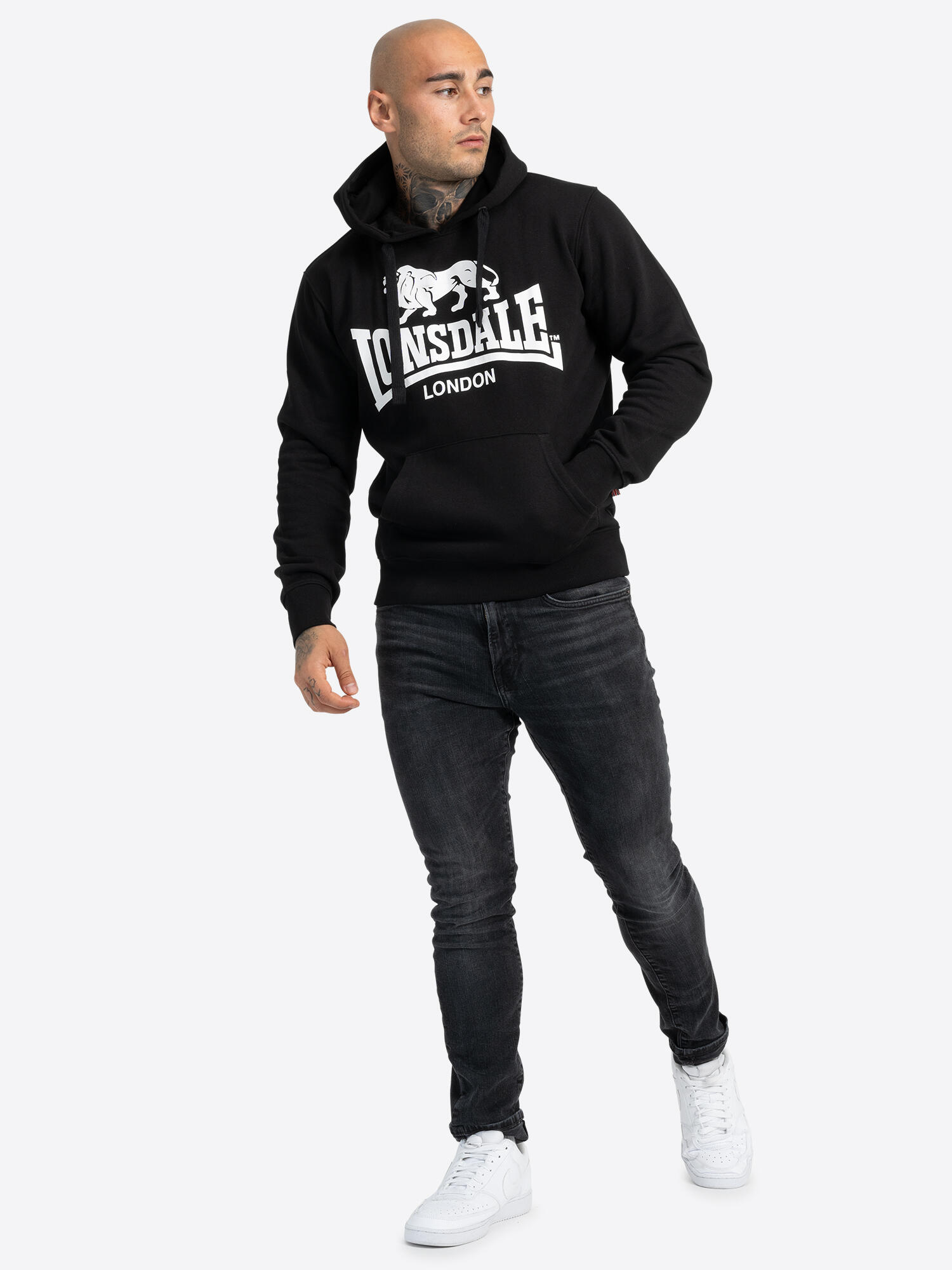 Felpa con cappuccio Lonsdale Go Sport 2 4/7