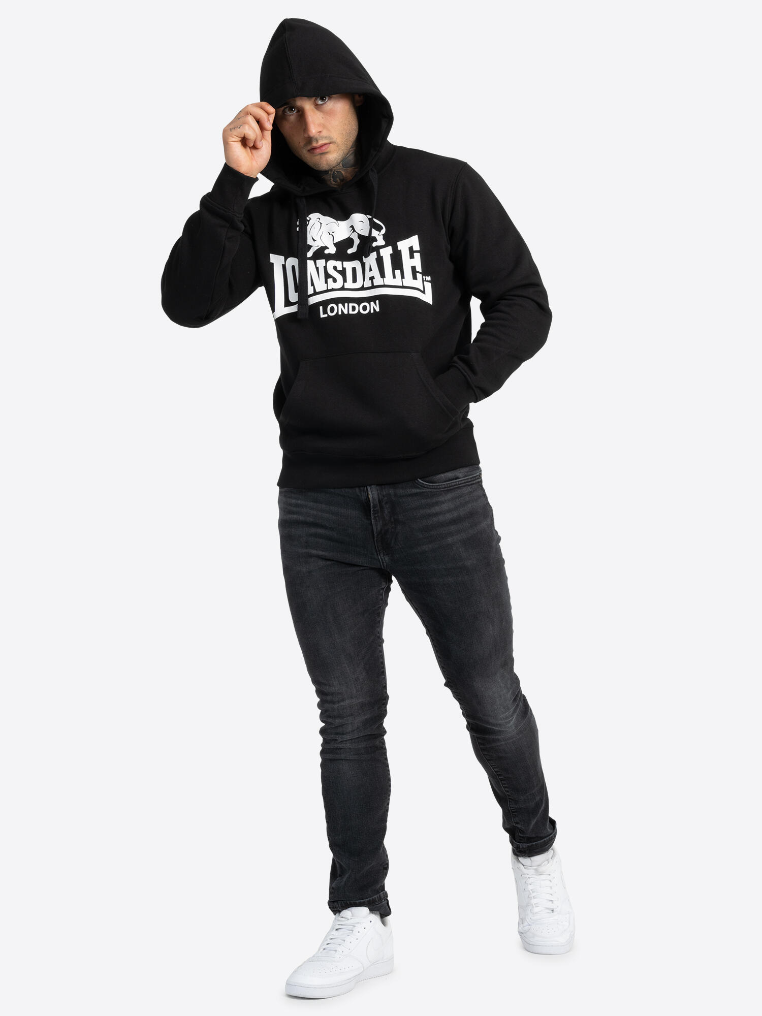 Felpa con cappuccio Lonsdale Go Sport 2 3/7