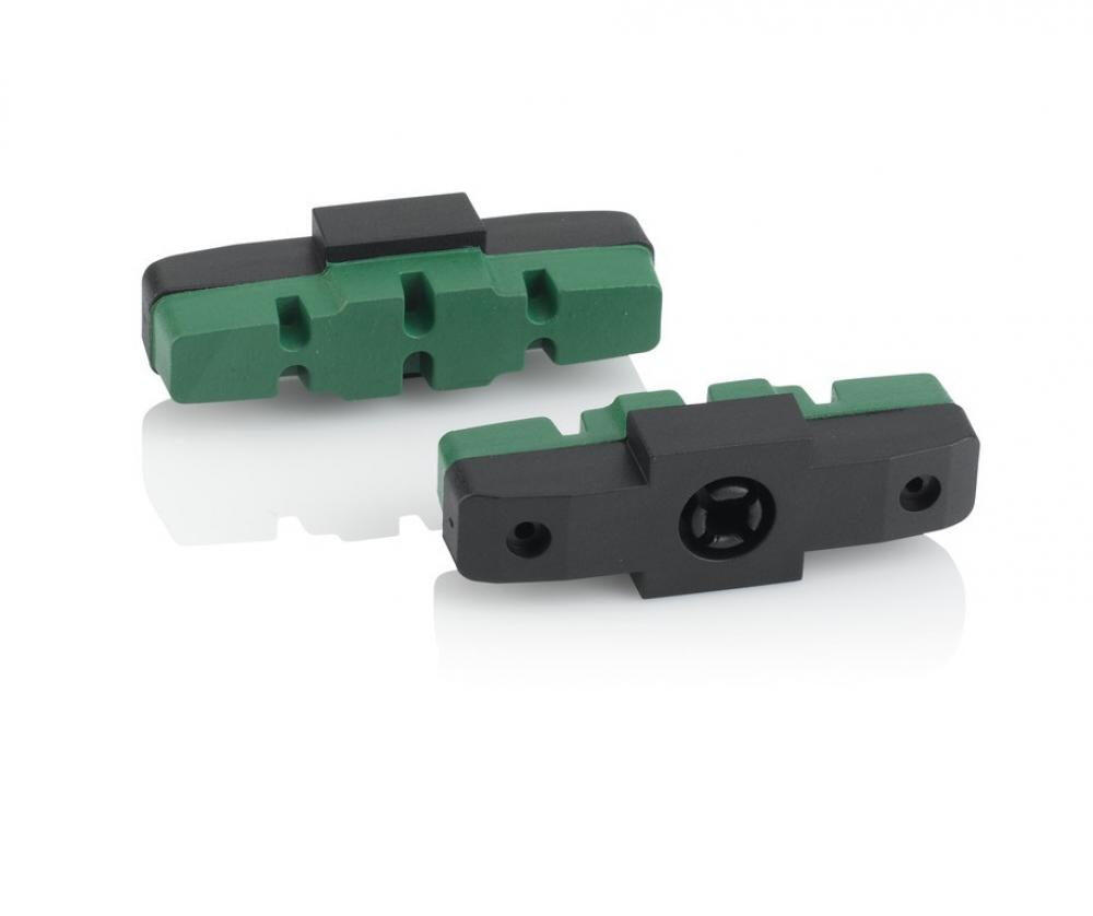 Remrubber Magura HS11/HS33 BS-X42 50mm Zwart/Groen Set a 4 Stuks 2/2