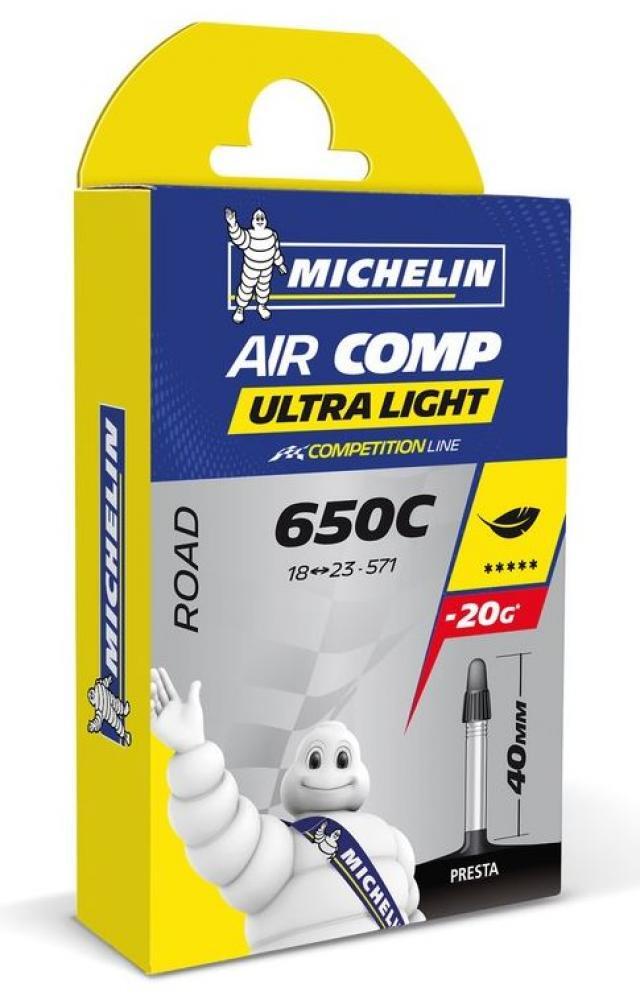 Fahrradschlauch Presta-Ventil Michelin 700 x 18-23 60 mm 78g 3/3