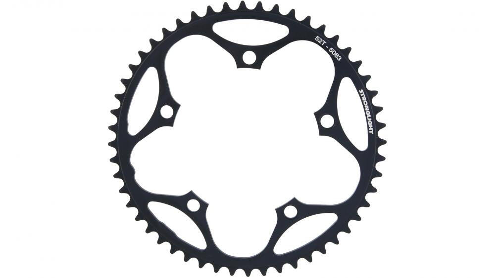 Plateau Shimano/Sram/FSA Type S Dural 9/10S 52T Pas 130 Noir 2/3