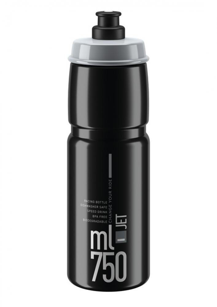 Bidon Elite Jet 750 ml Noir/Gris 2/3