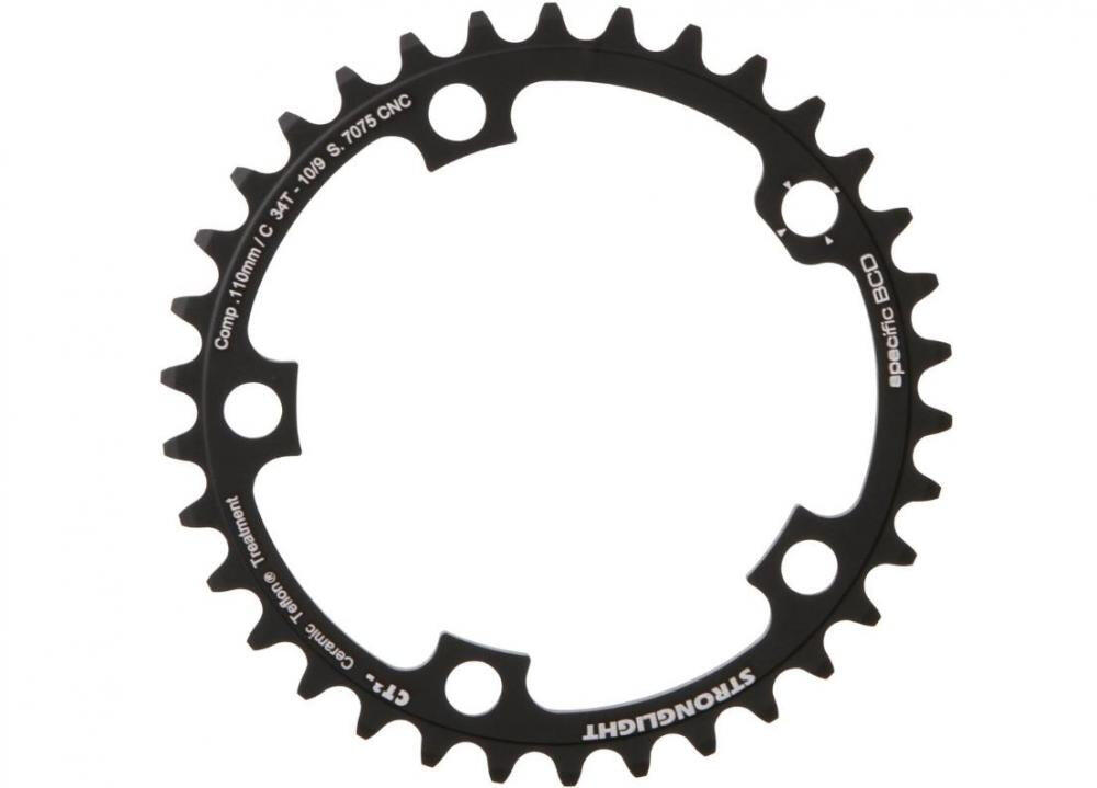 Plateau compact Stronglight CT2 Campagnolo 9/10V 36T 3/3