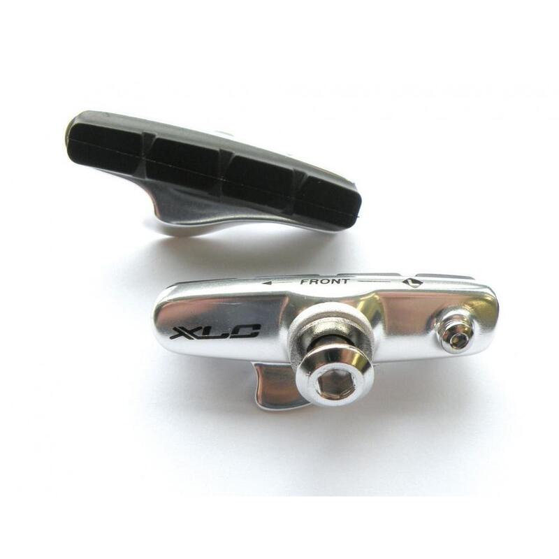Patins de Frein XLC BS-R02 avec Support pour Shimano Jante Carbone (2 Paires)