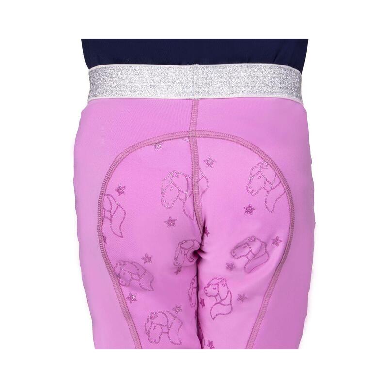 QHP Legging d'équitation Gwenn - Rose