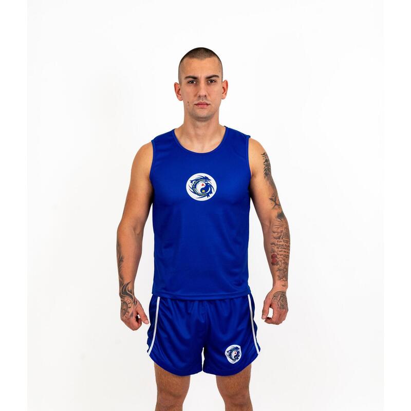 Sort WUSHU Knockout Albastru / S