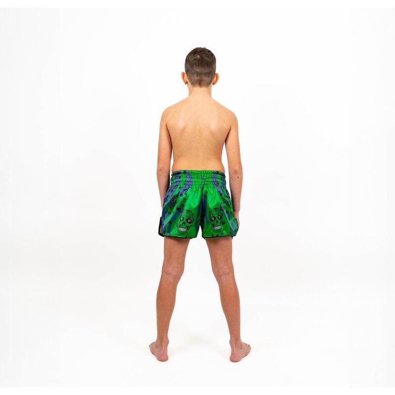 Sort Kickbox Knockout Skull Copii 3-4 ANI (XS) / Verde