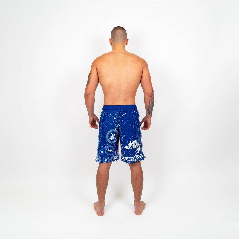 Sort MMA  Knockout Pangration Albastru / L