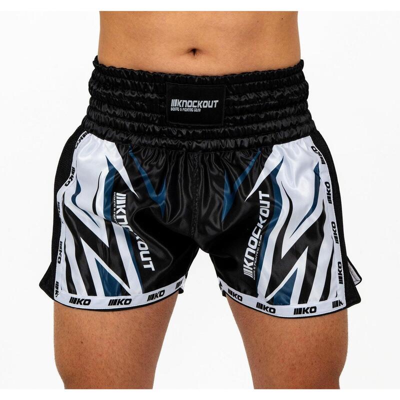 Sort Kickbox Knockout Pro Sparring 2.0 Negru/Alb / S