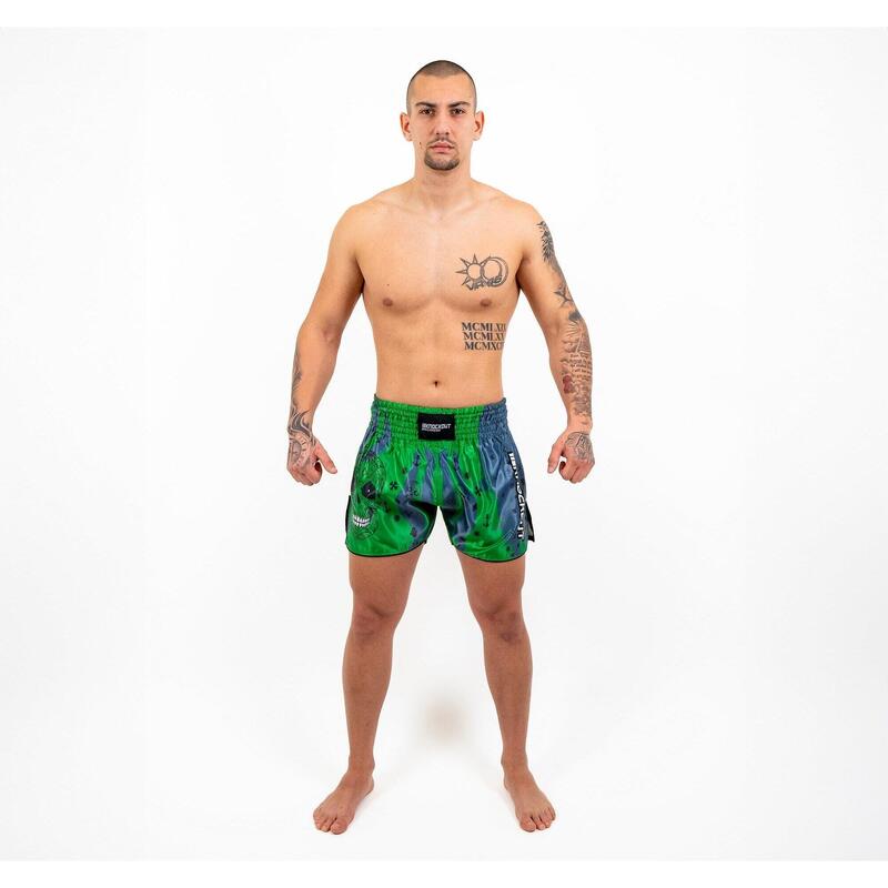 Sort Kickbox Knockout Skull S / Verde
