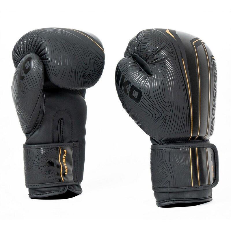 Manusi Box Knockout Fusion 12 oz / Negru/Auriu