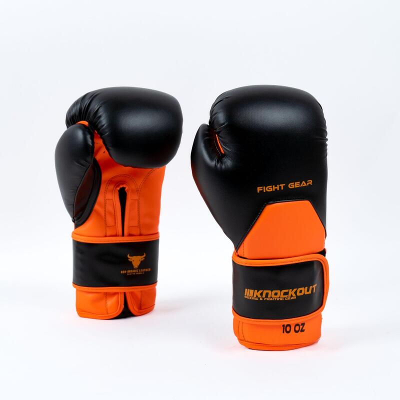 Manusi Box Knockout Starter 16OZ / Negru/Portocaliu