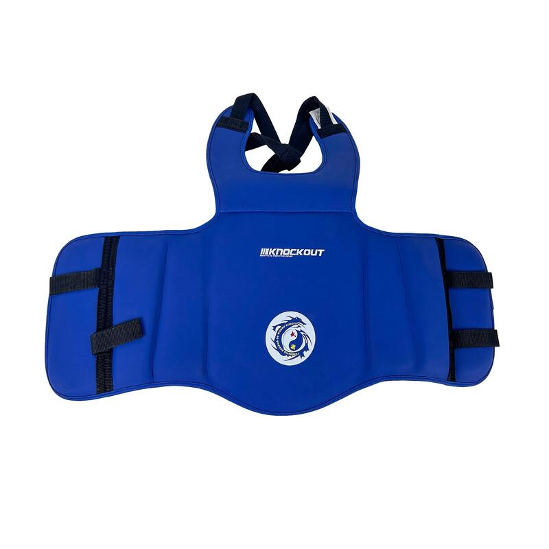 Vesta protectie WUSHU Knockout Albastru / S/M