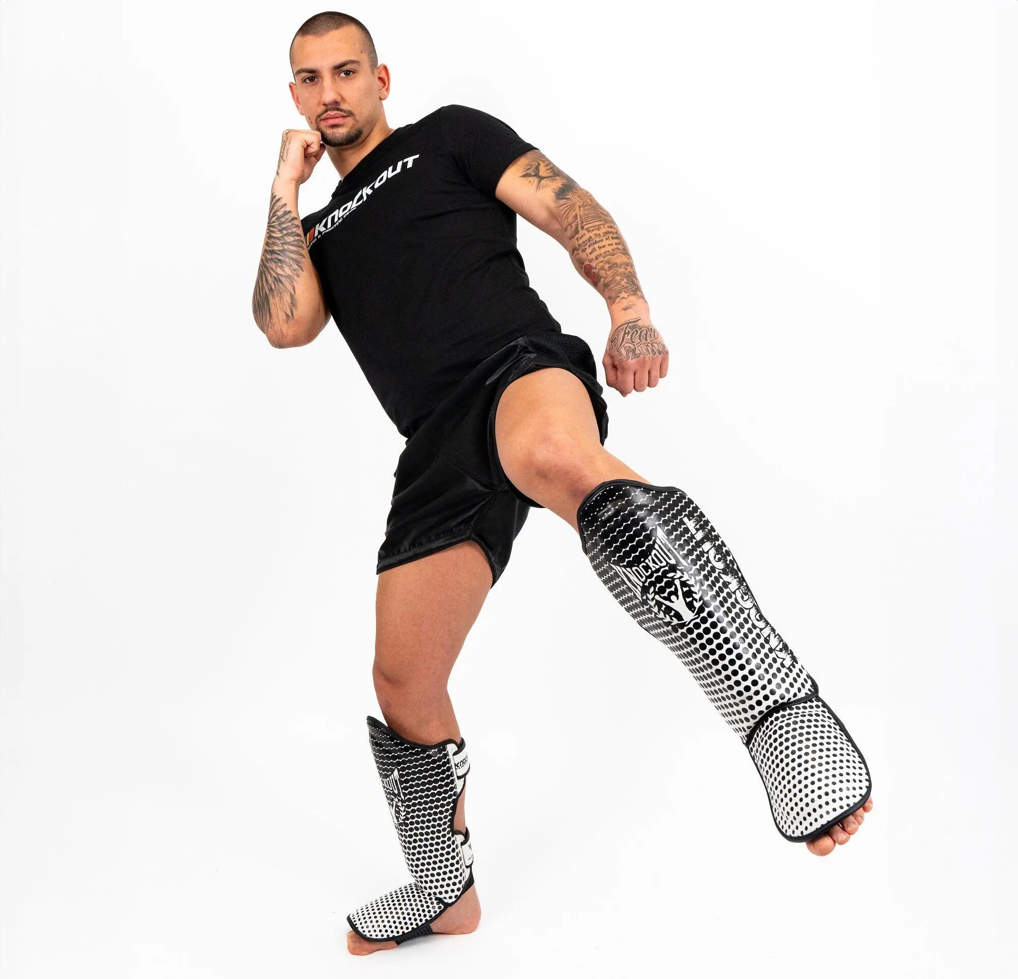 Tibiere Kickbox Knockout Duble M / Alb 4/7