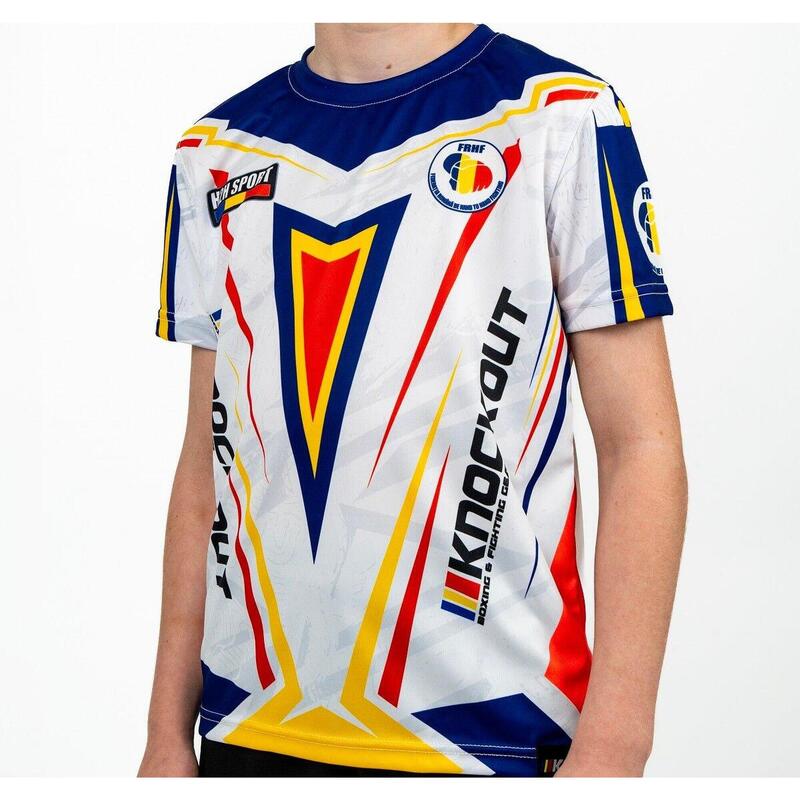 Tricou Knockout H2H Copii 12/14 ani / Alb