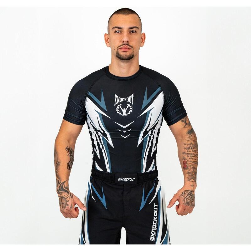 Tricou Compresie Pro Sparring 2.0 XL / Alb/Negru