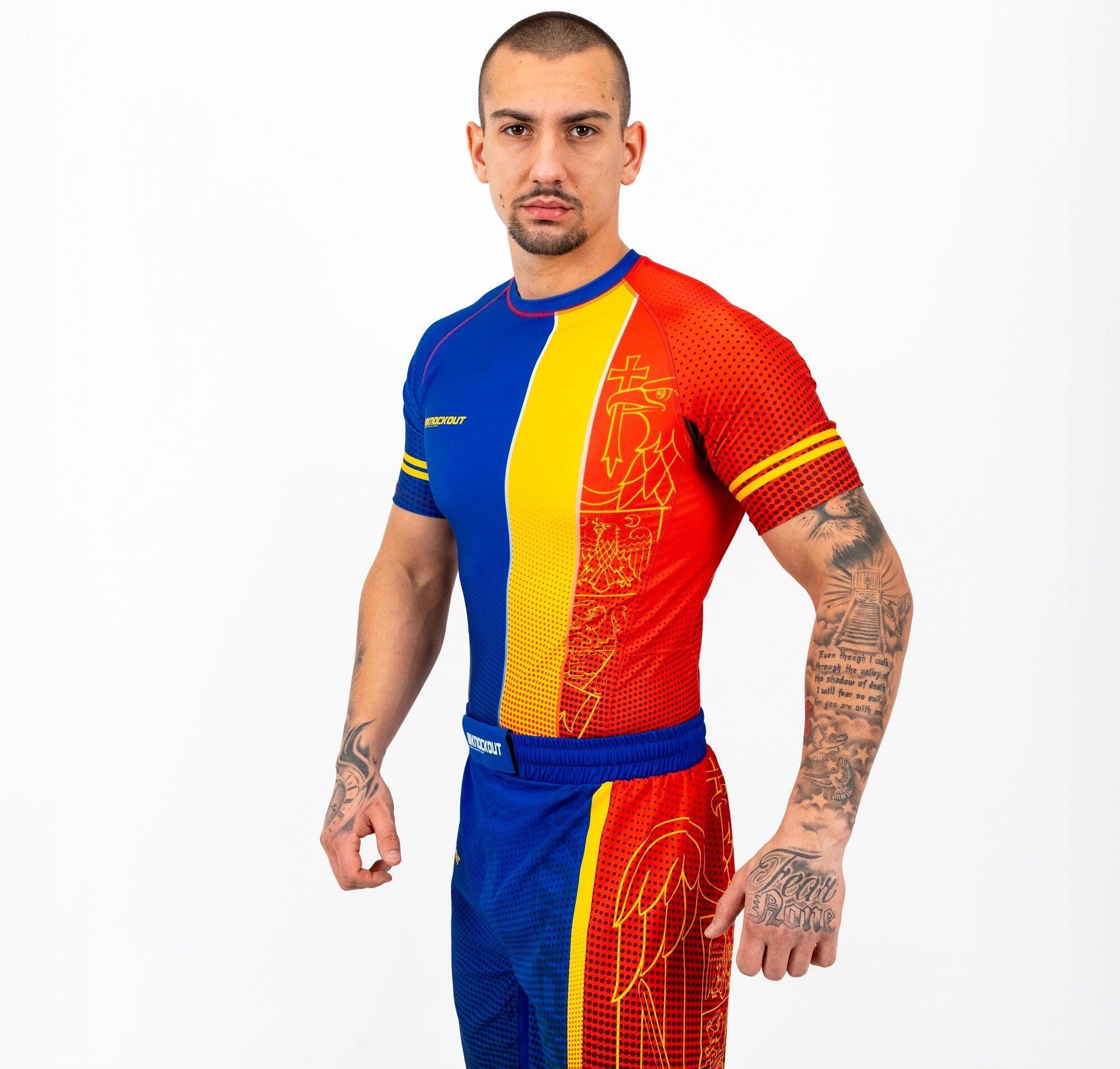 Maglietta Compression Knockout Romania 2/6