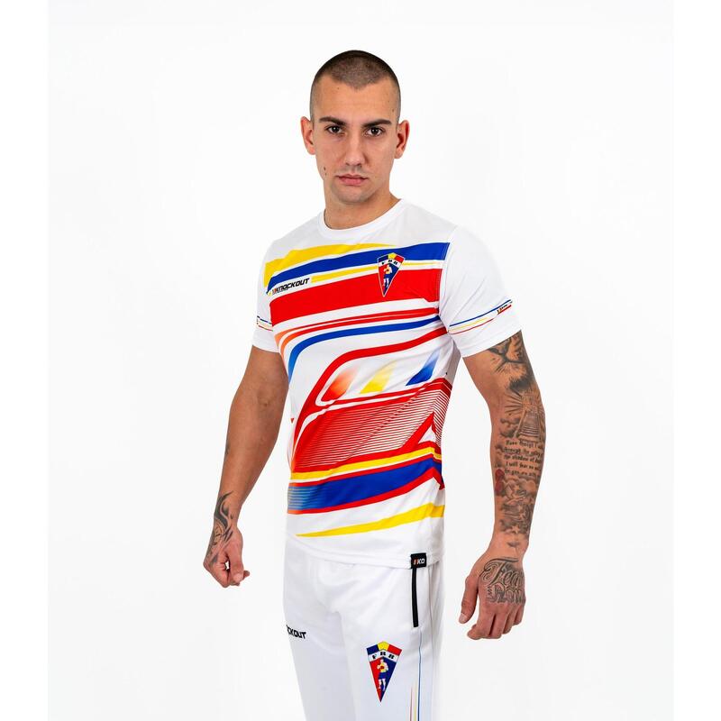 Tricou Knockout FRB XL / Alb