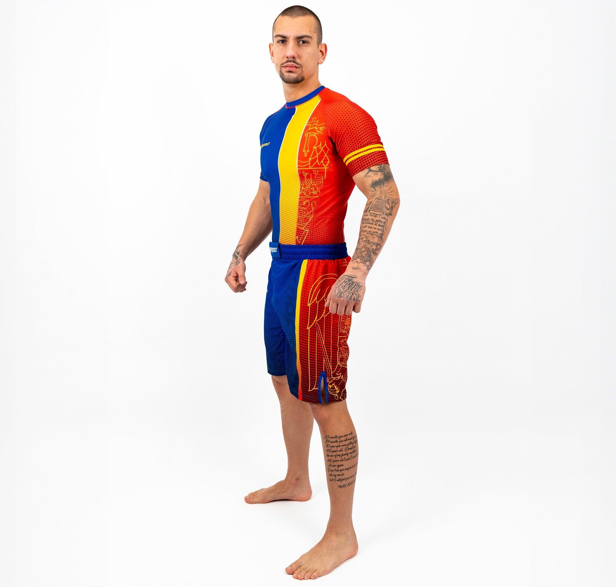 Maglietta Compression Knockout Romania 5/6