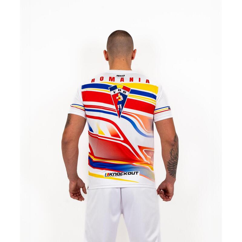 Tricou Knockout FRB XL / Alb