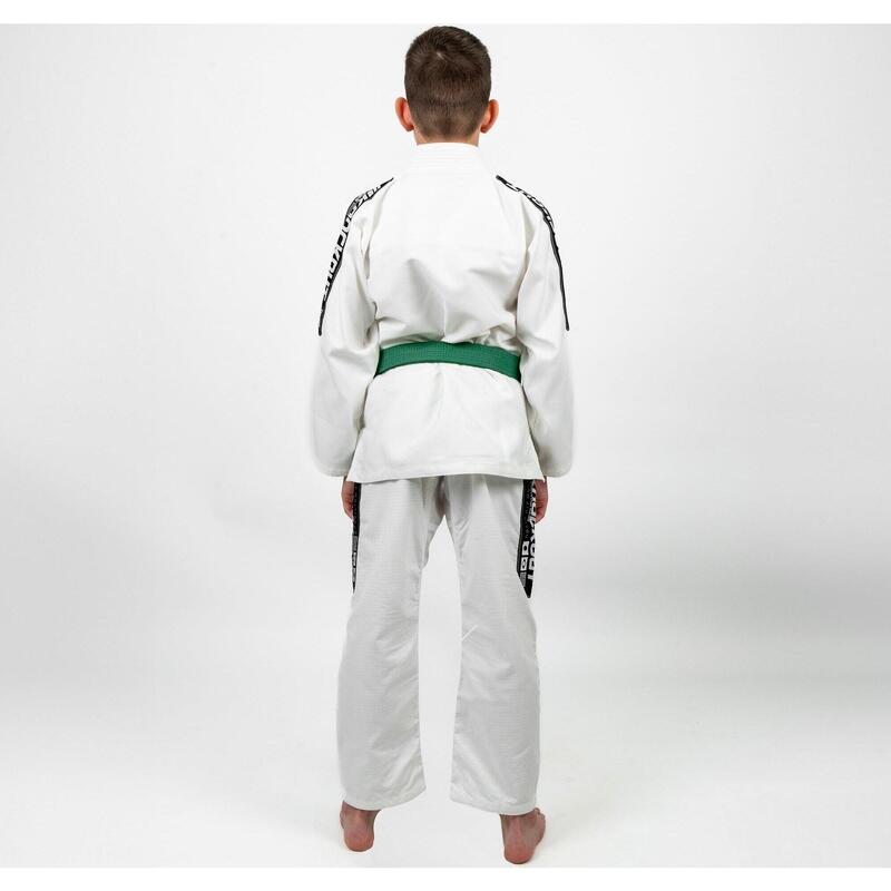 Kimono Jiu Jitsu Knockout Copii 2.0 Alb / K2