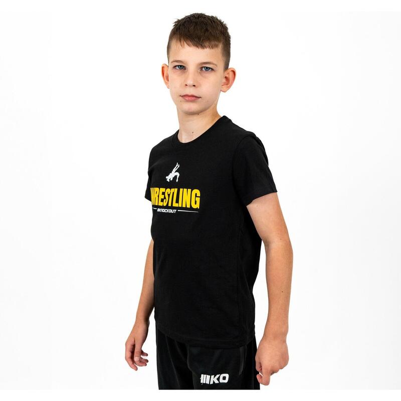 Tricou Knockout WRESTLING Copii 3/4 ani