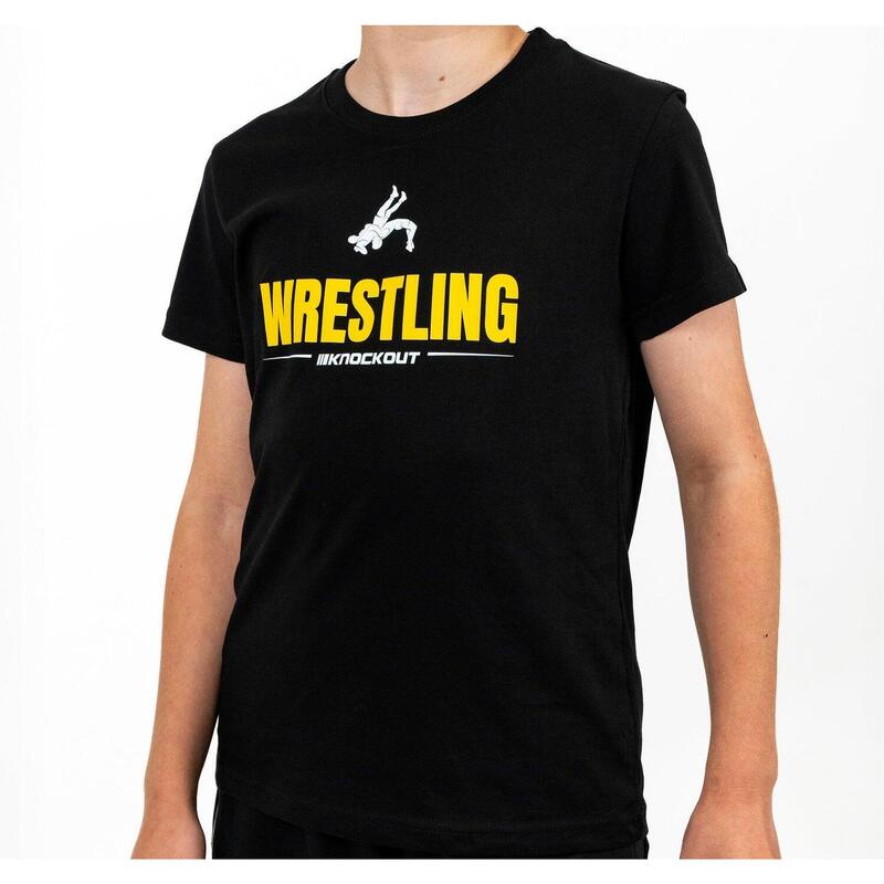 Tricou Knockout WRESTLING Copii 3/4 ani