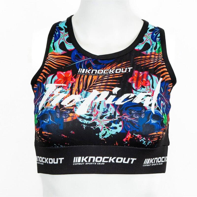 Bustiera Sport Knockout Tropical M