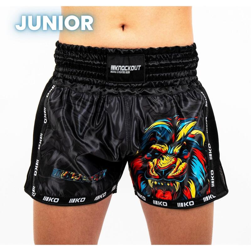 Sort Kickbox Knockout LION Copii 12/14 ani