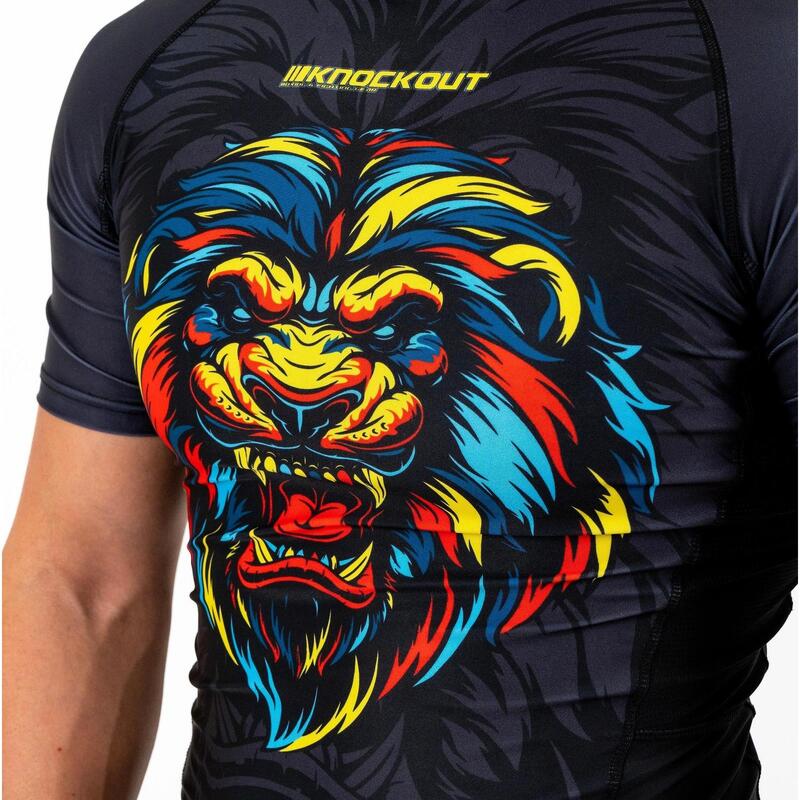 Tricou Compresie Knockout LION XXL