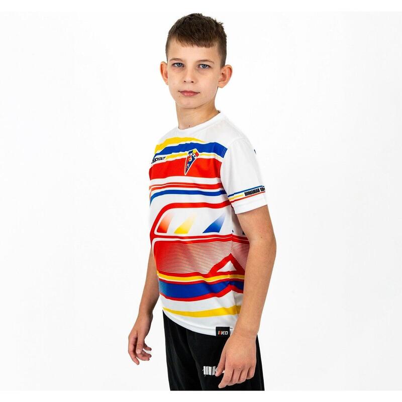 Tricou Knockout FRB Copii 9/11 ANI / Alb