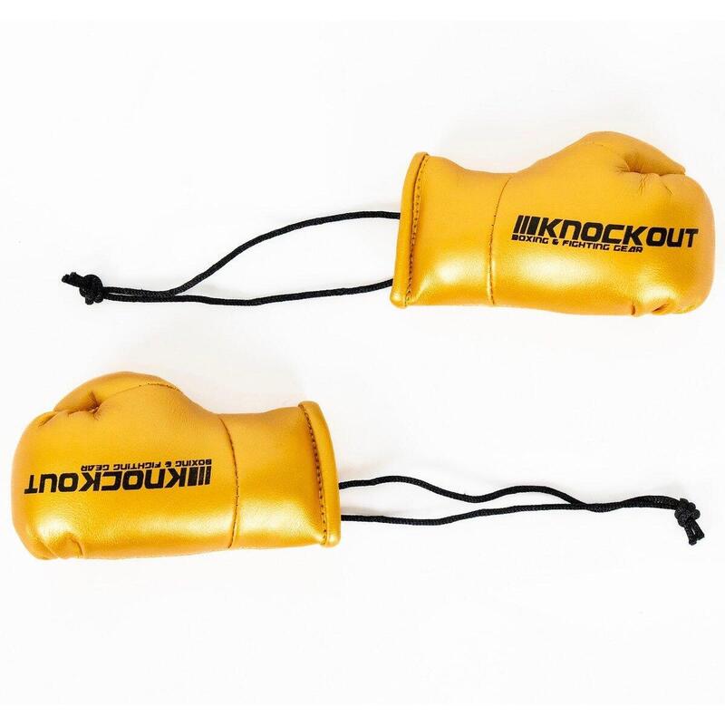 Breloc Mini Manusi Box Knockout Auriu
