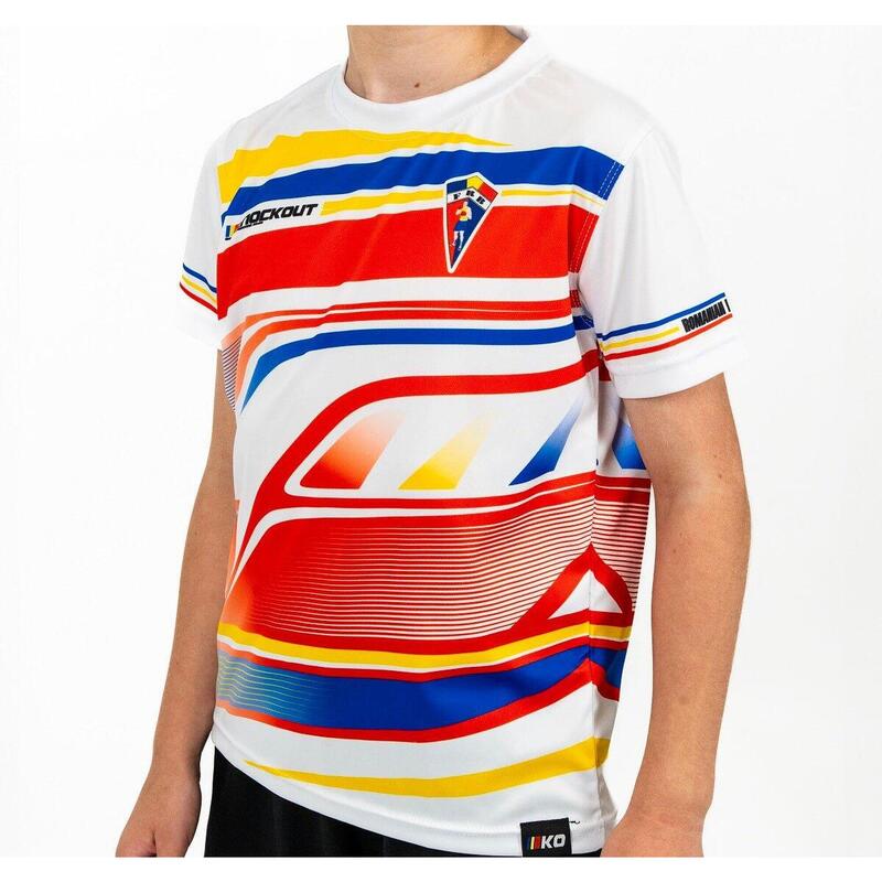 Tricou Knockout FRB Copii 9/11 ANI / Alb