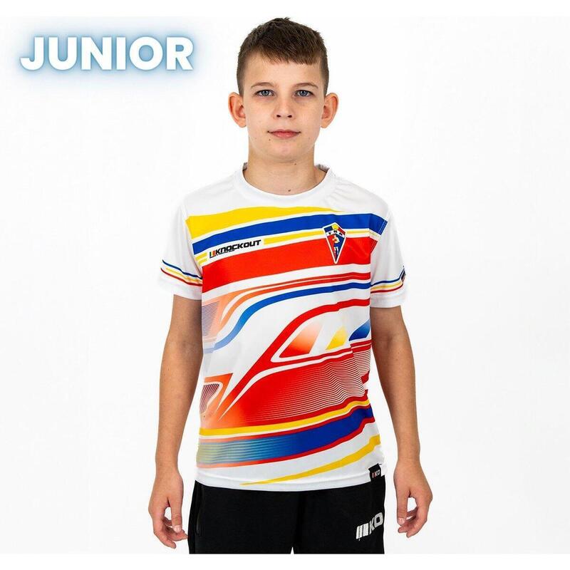 Tricou Knockout FRB Copii 12/14 ANI / Alb