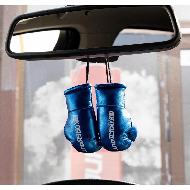 Breloc Mini Manusi Box Knockout Albastru