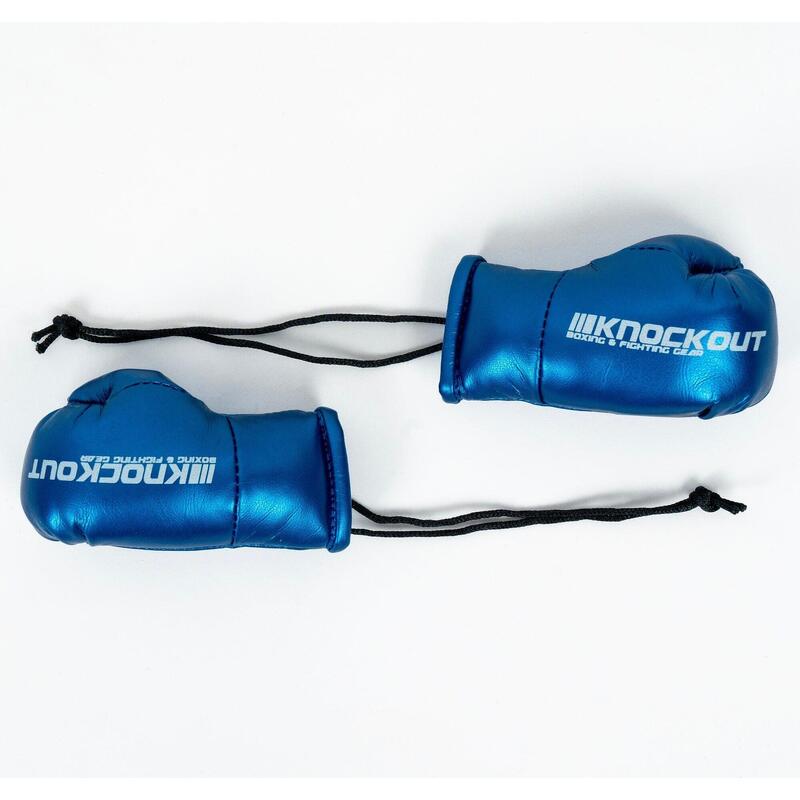 Breloc Mini Manusi Box Knockout Albastru