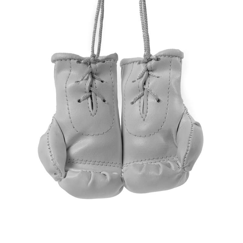 Breloc Mini Manusi Box Knockout Alb