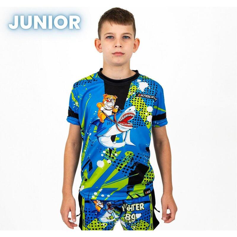 Tricou Knockout Shark Rider Copii M (9-11 ani)