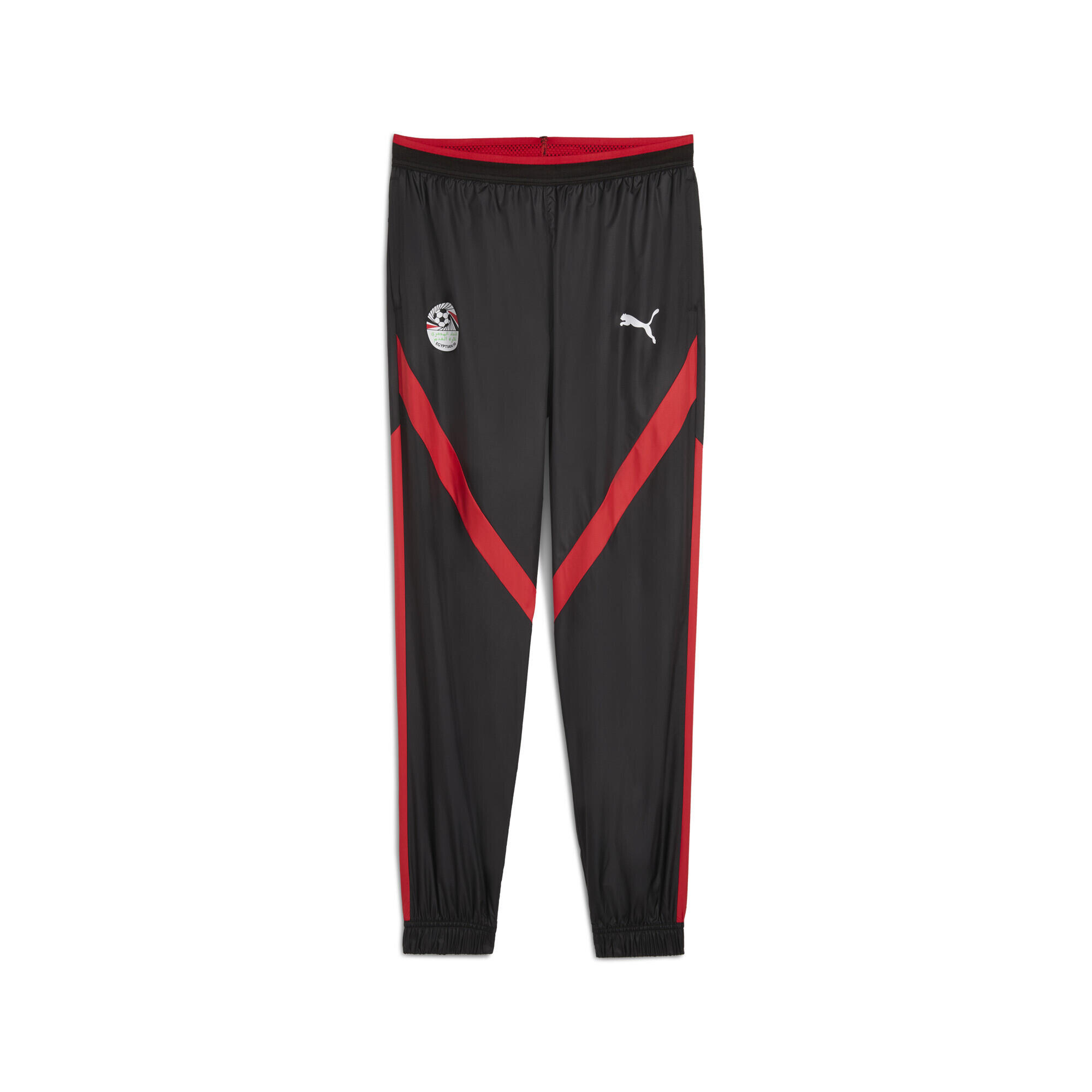 Puma - Pantalon Tissé D'Avant Match Égypte Homme Puma - Pantalons - Noir|rouge - 38 S - Decathlon