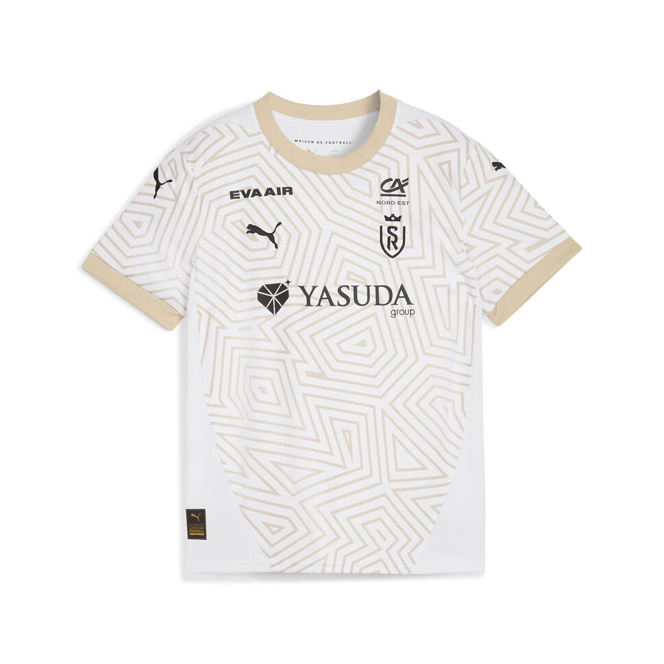 Młodzieżowa trzecia koszulka Stade Reims 24/25 PUMA White Granola