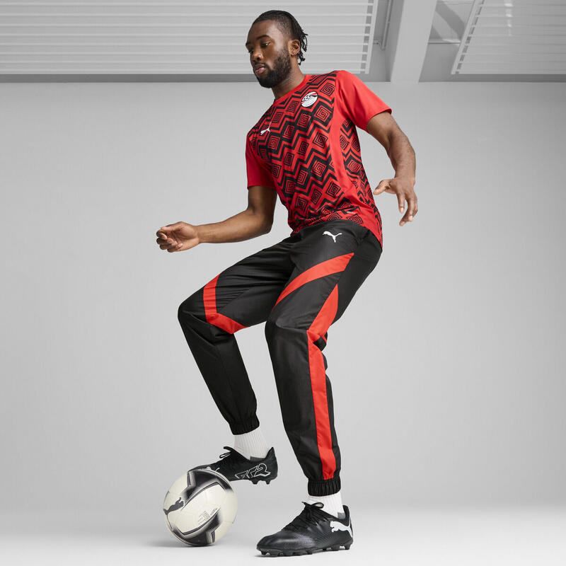 Pantalon tissé d'avant match Égypte Homme PUMA Black Red