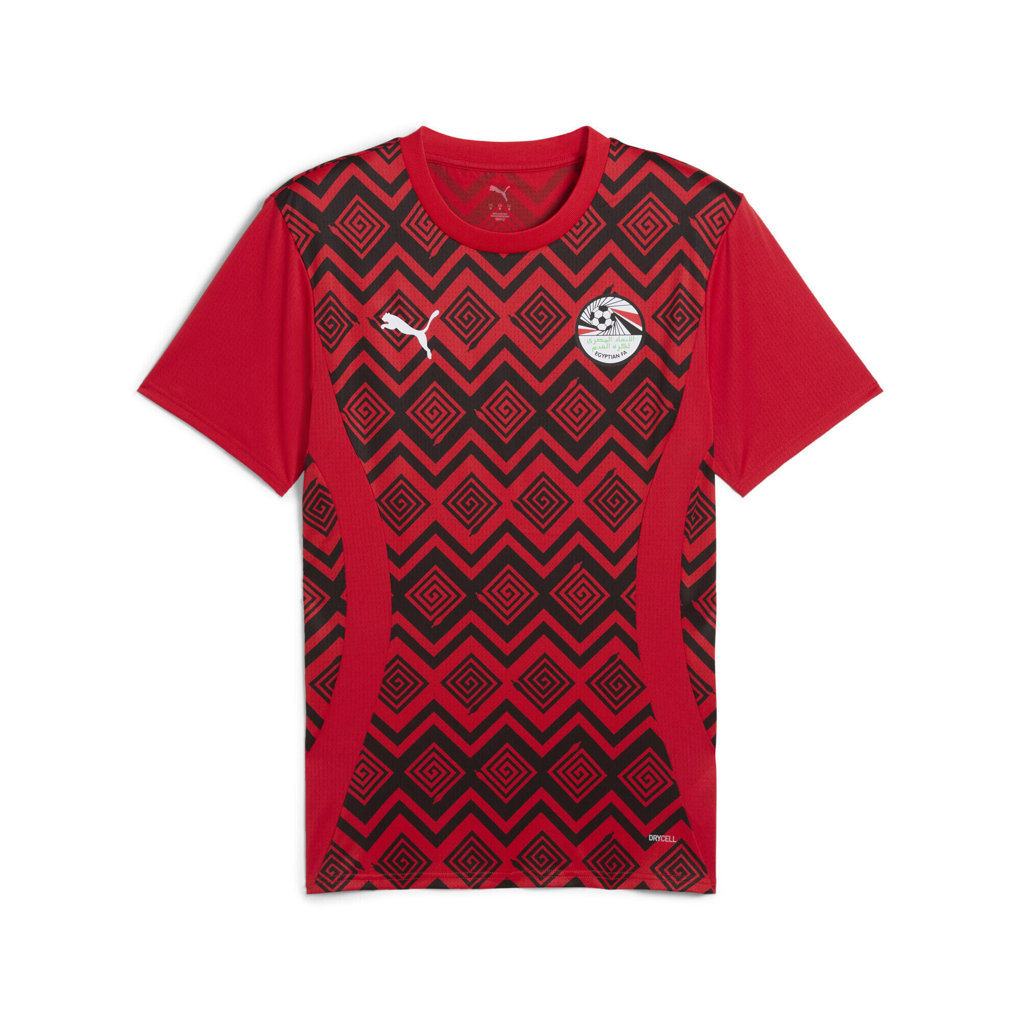 PUMA Maglia pre-partita Egitto da uomo PUMA Red Black