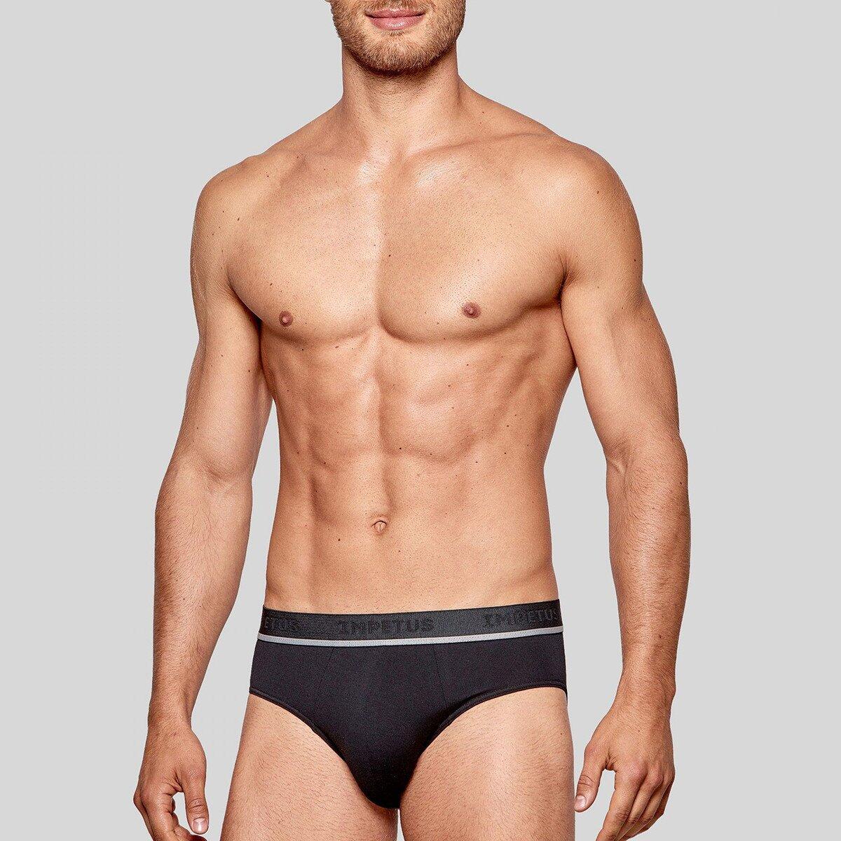 Pack de 2 slips en coton stretch Essentials 3/5