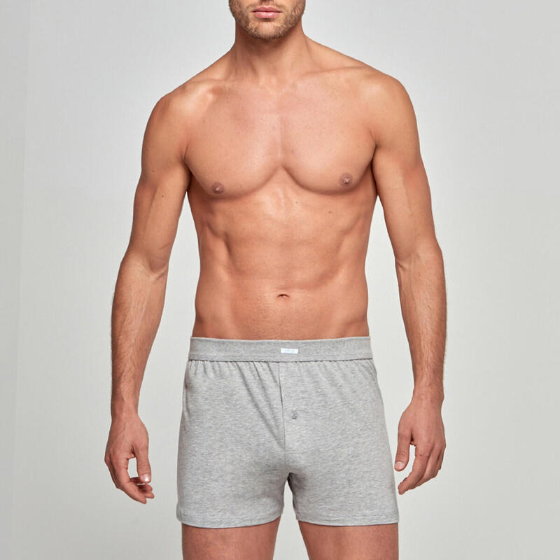 Boxer short boutonné pur coton Essentials