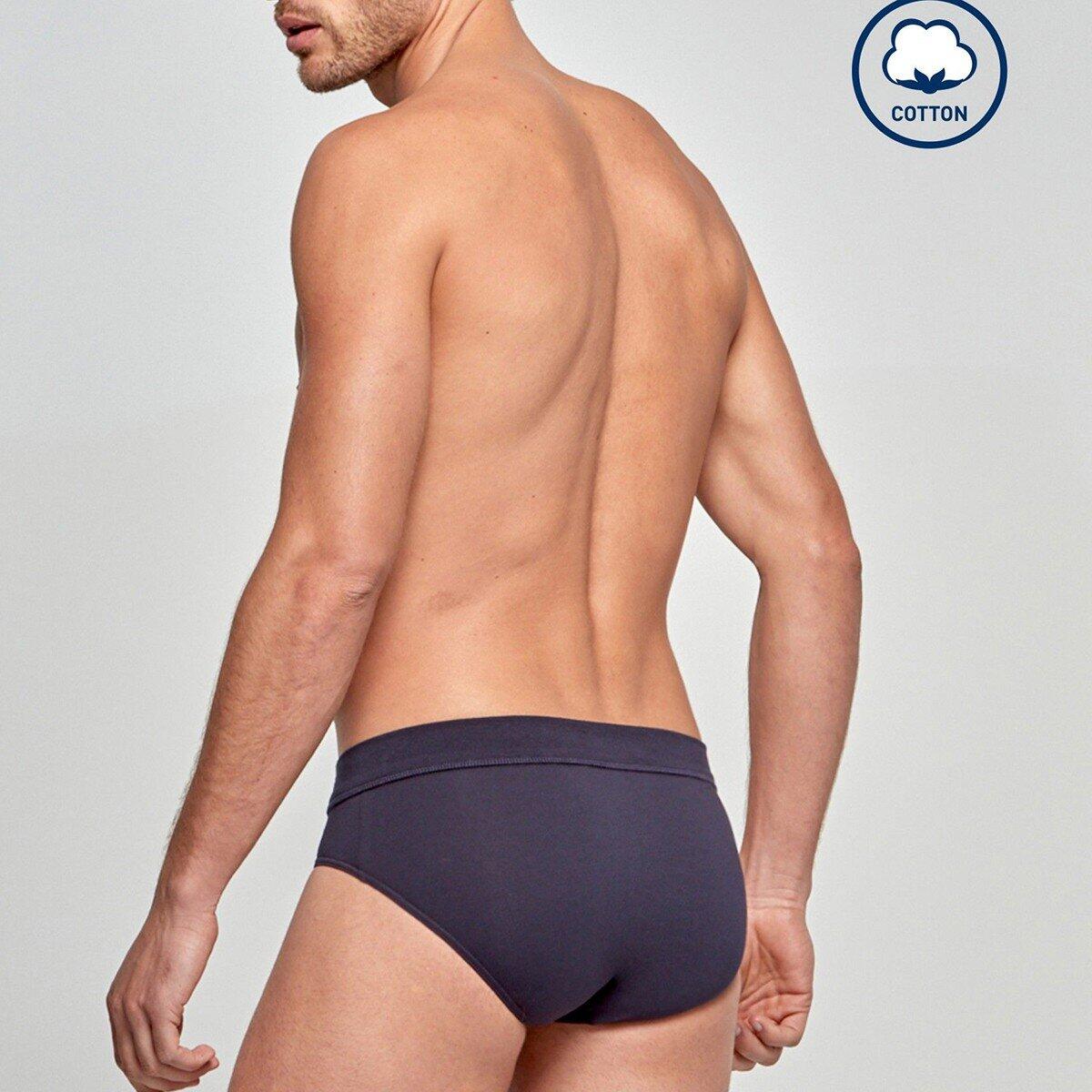 Pack de 2 slips en coton stretch Essentials 5/5