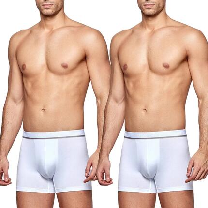Set van 2 boxershorts van stretchkatoen Essentials