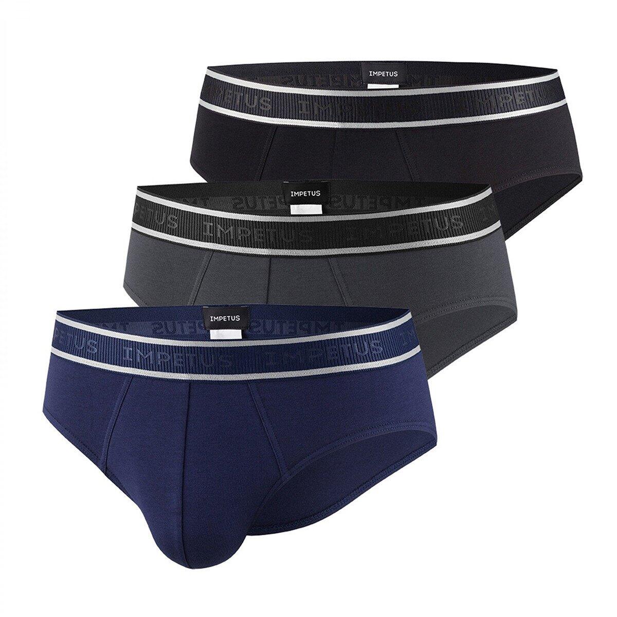 Pack de 3 slips en coton stretch Essentials 5/5