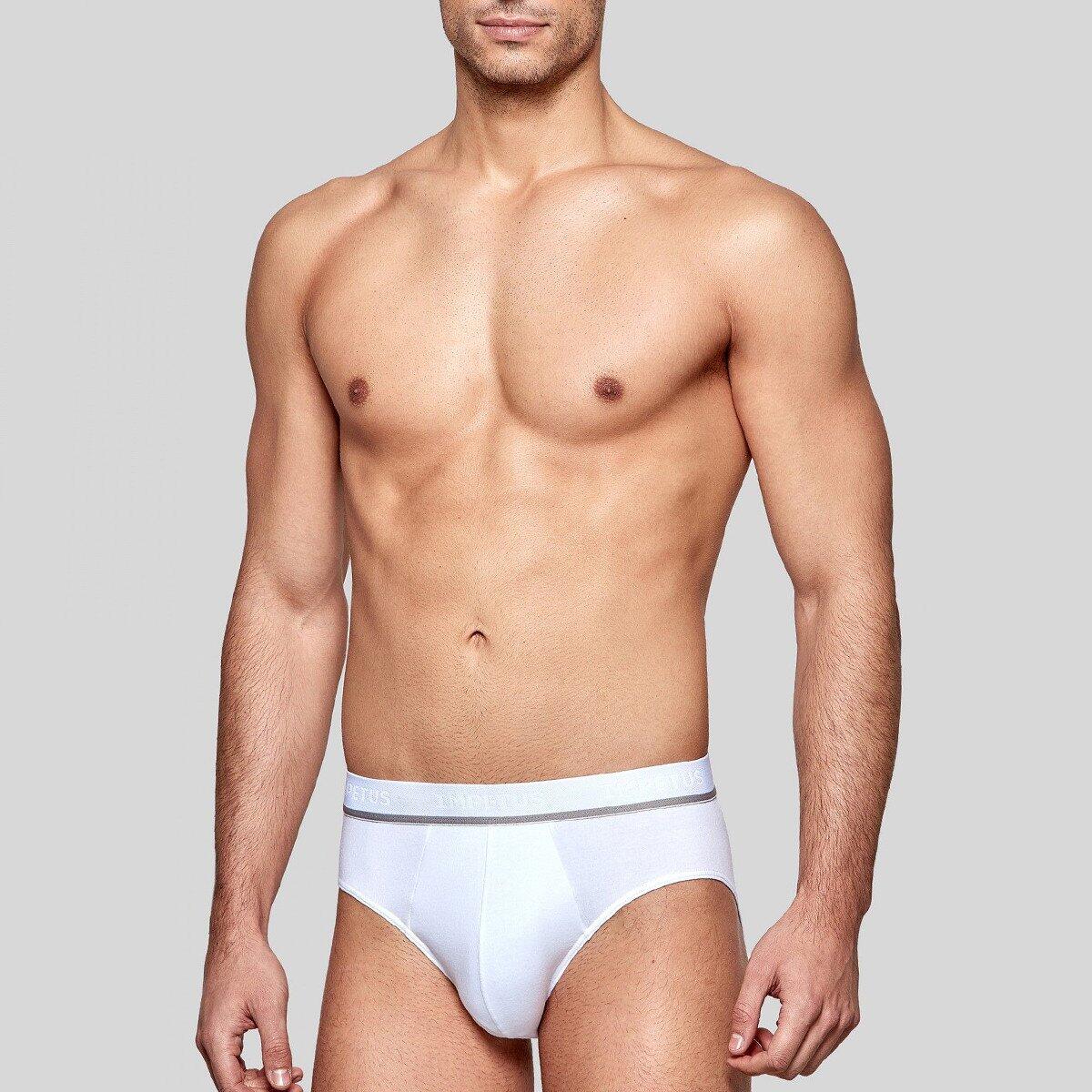 Pack de 2 slips en coton stretch Essentials 3/5