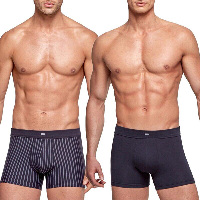 Pack de 2 boxers en coton stretch Essentials